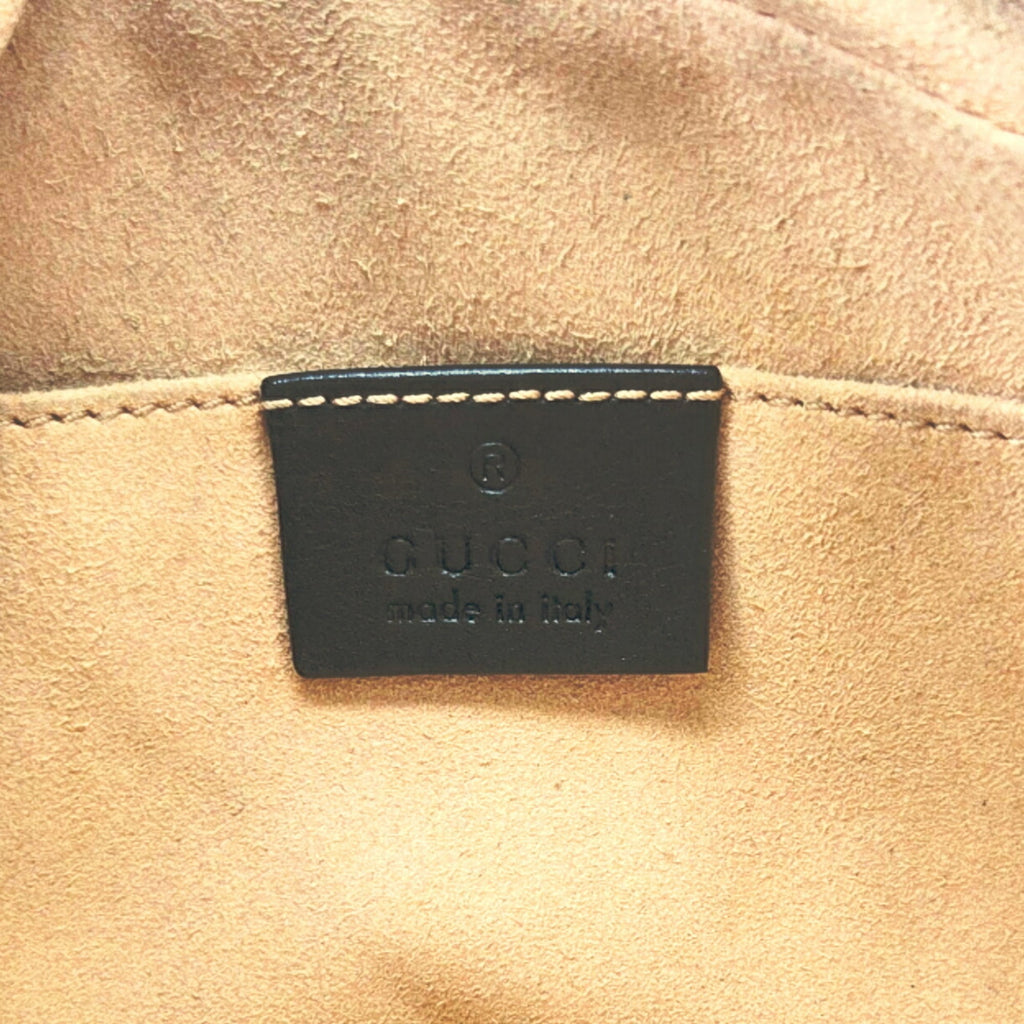 Gucci Black Leather Shoulder Bag (Pre-Owned)