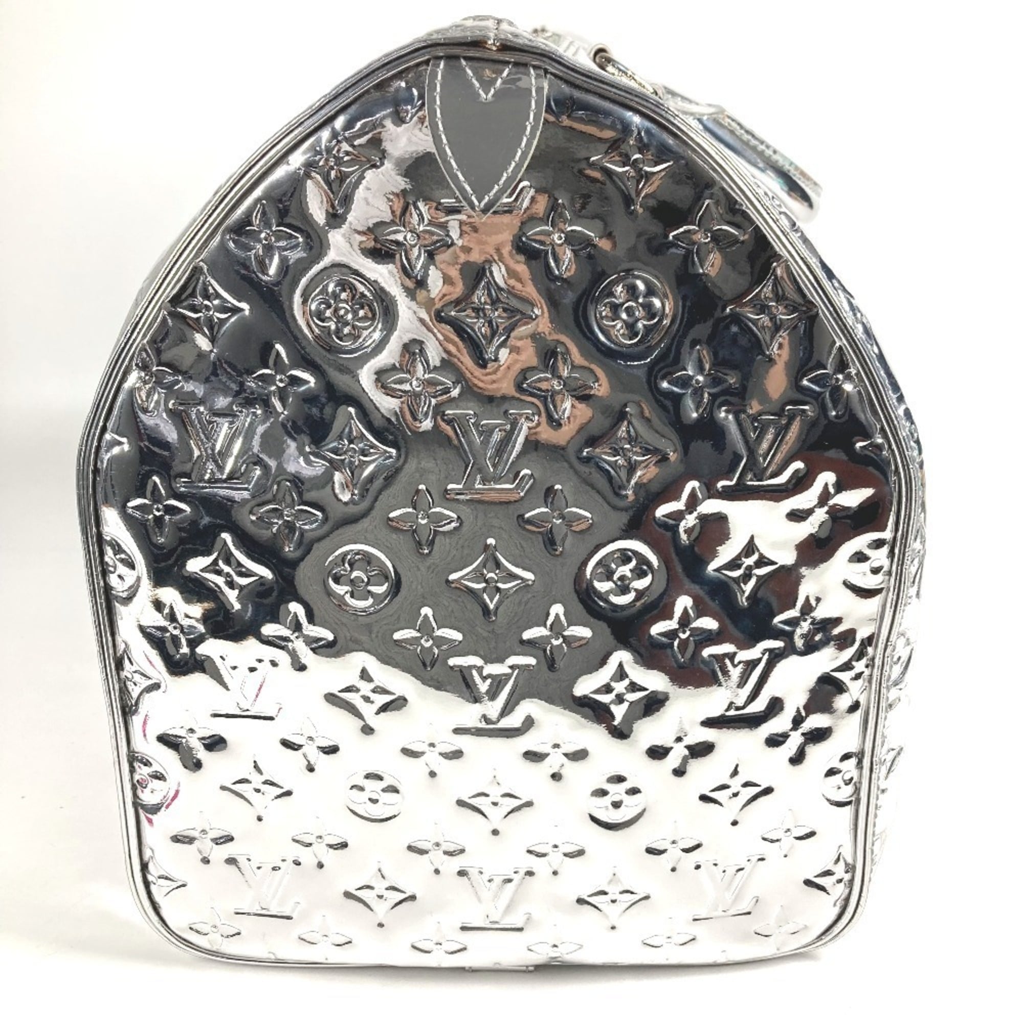 Louis Vuitton Argent Silver Monogram Miroir Boston Bag (Pre-Owned)