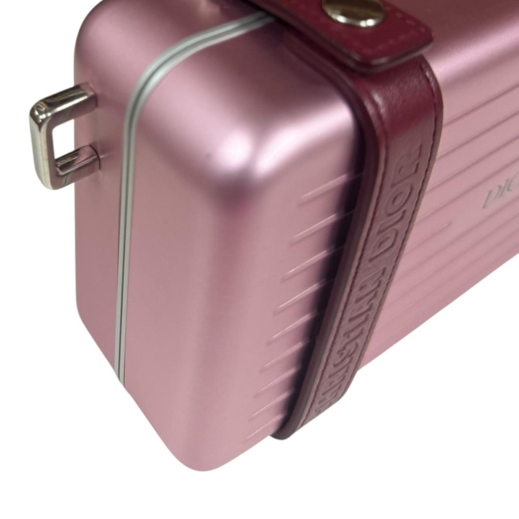 Christian Dior Pink Aluminum Shoulder Bag (Pre-Owned)