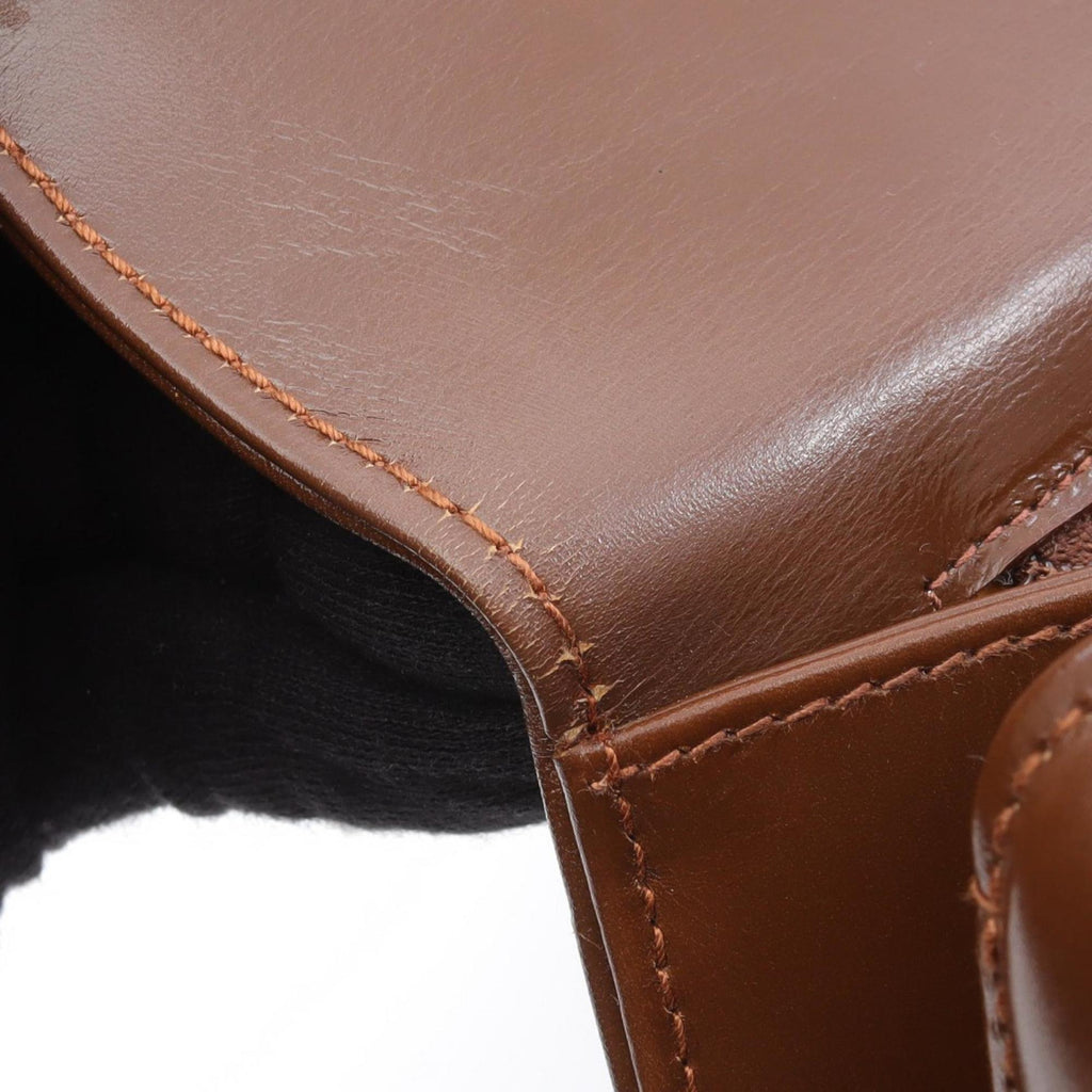 Gucci Brown Leather Handbag (Pre-Owned)