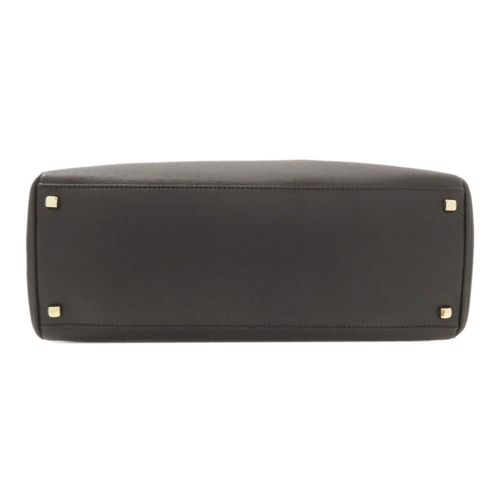 Salvatore Ferragamo Black Leather Handbag (Pre-Owned)