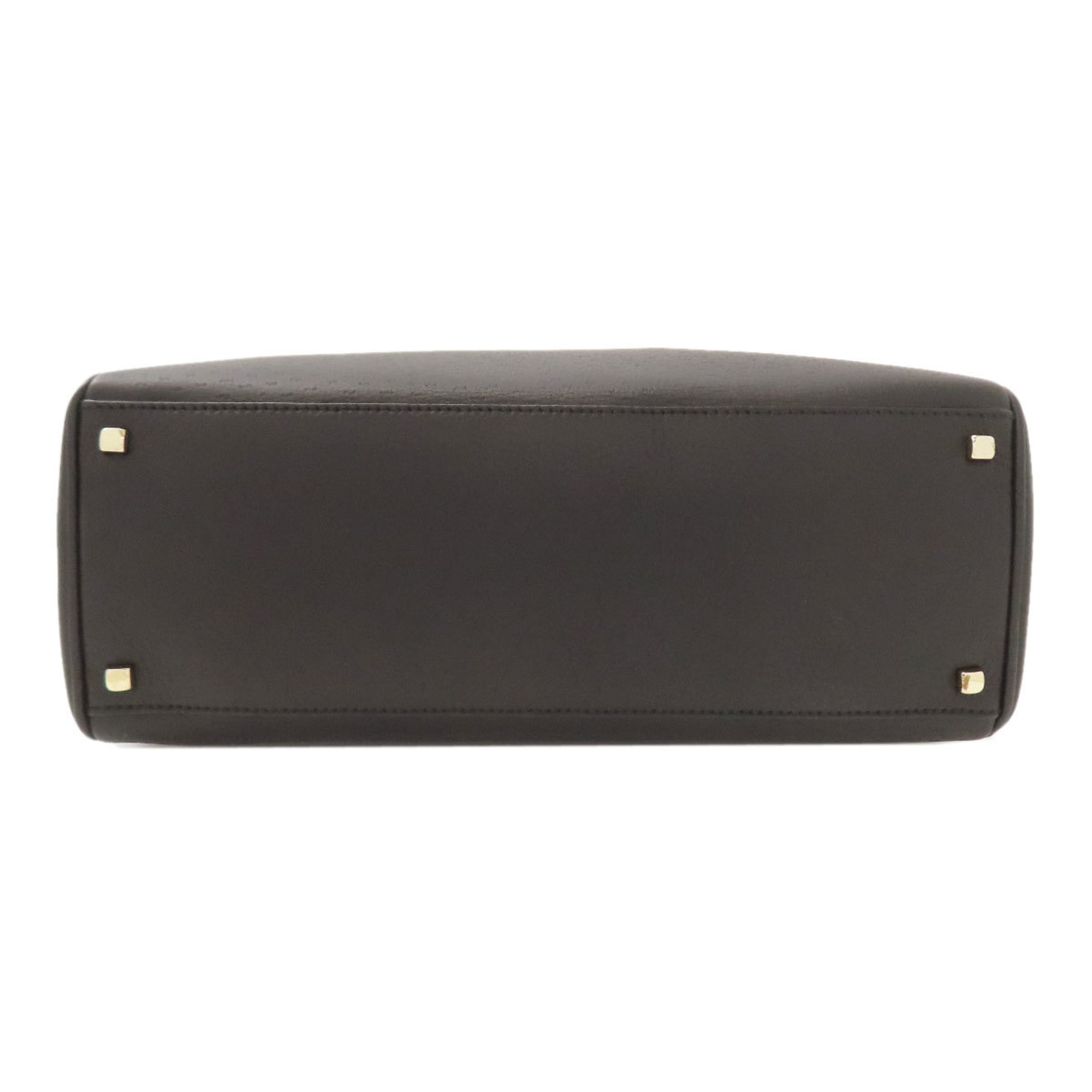 Salvatore Ferragamo Black Leather Handbag (Pre-Owned)