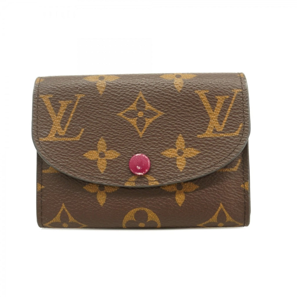 Louis Vuitton Brown Fuchsia Coin Purse/Coin Case (Pre-Owned)