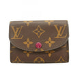 Louis Vuitton Brown Fuchsia Coin Purse/Coin Case (Pre-Owned)