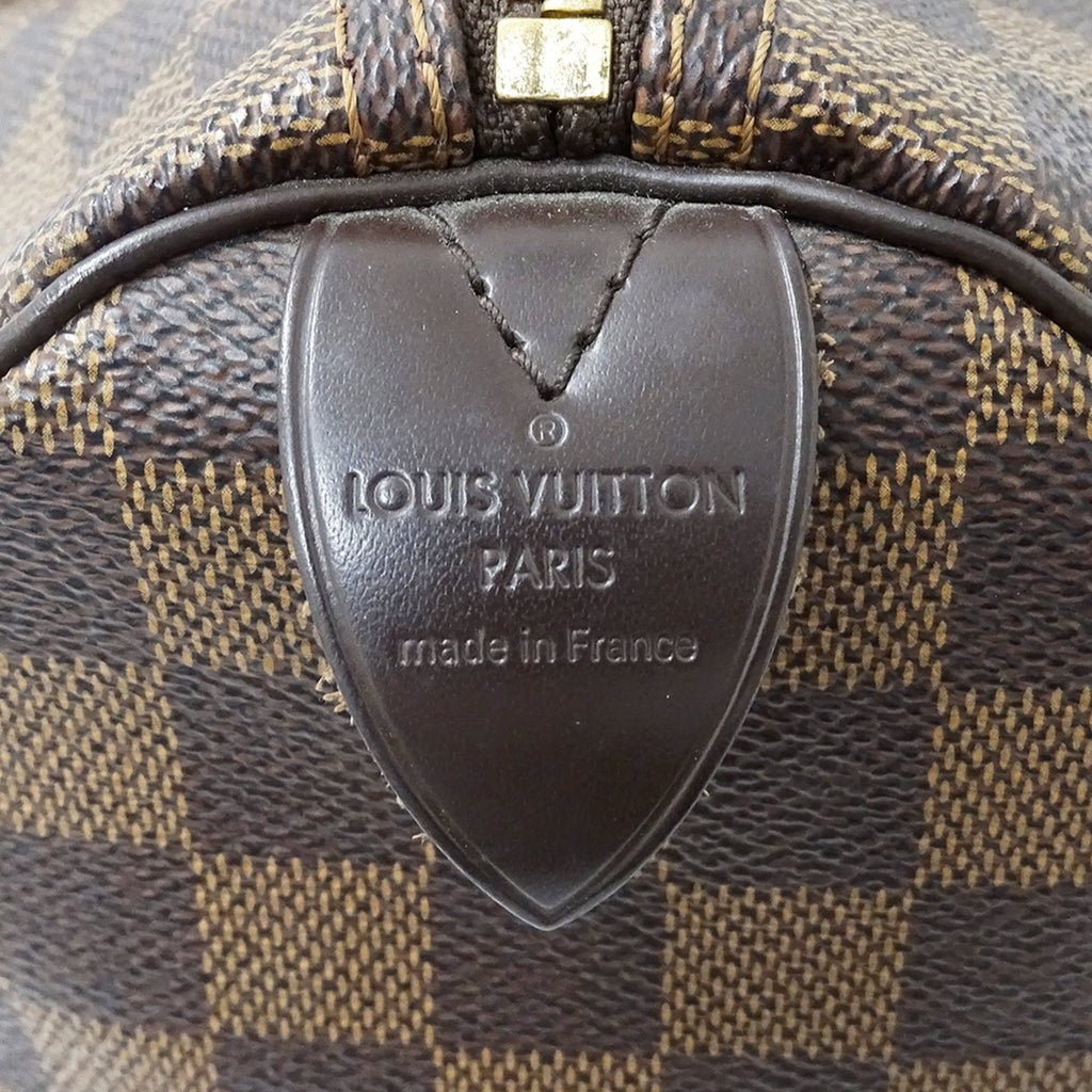Louis Vuitton Damier Canvas Ebene Damier Canvas Handbag (Pre-Owned)