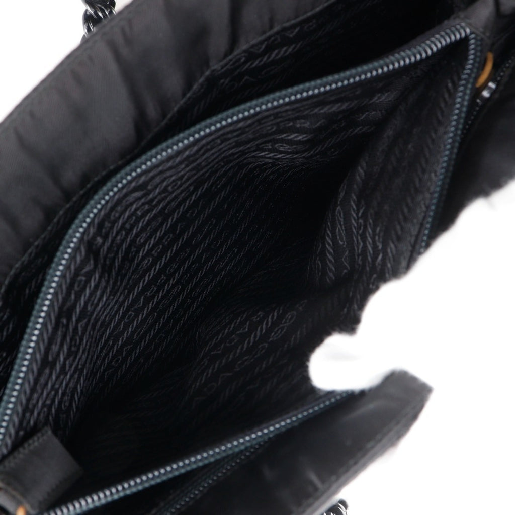 Prada Black Nylon Tote Bag (Pre-Owned)