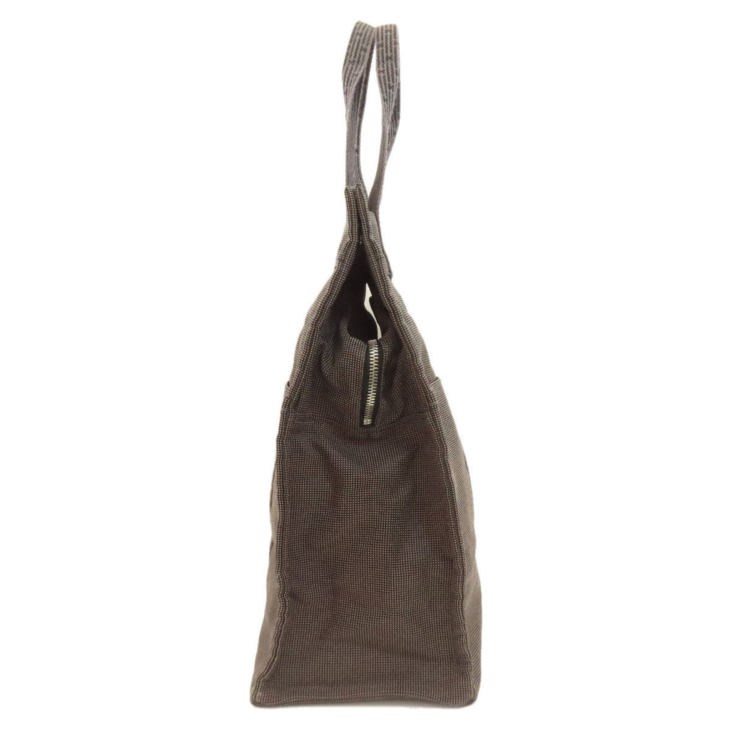 Hermes Gray Canvas Tote Bag (Pre-Owned)