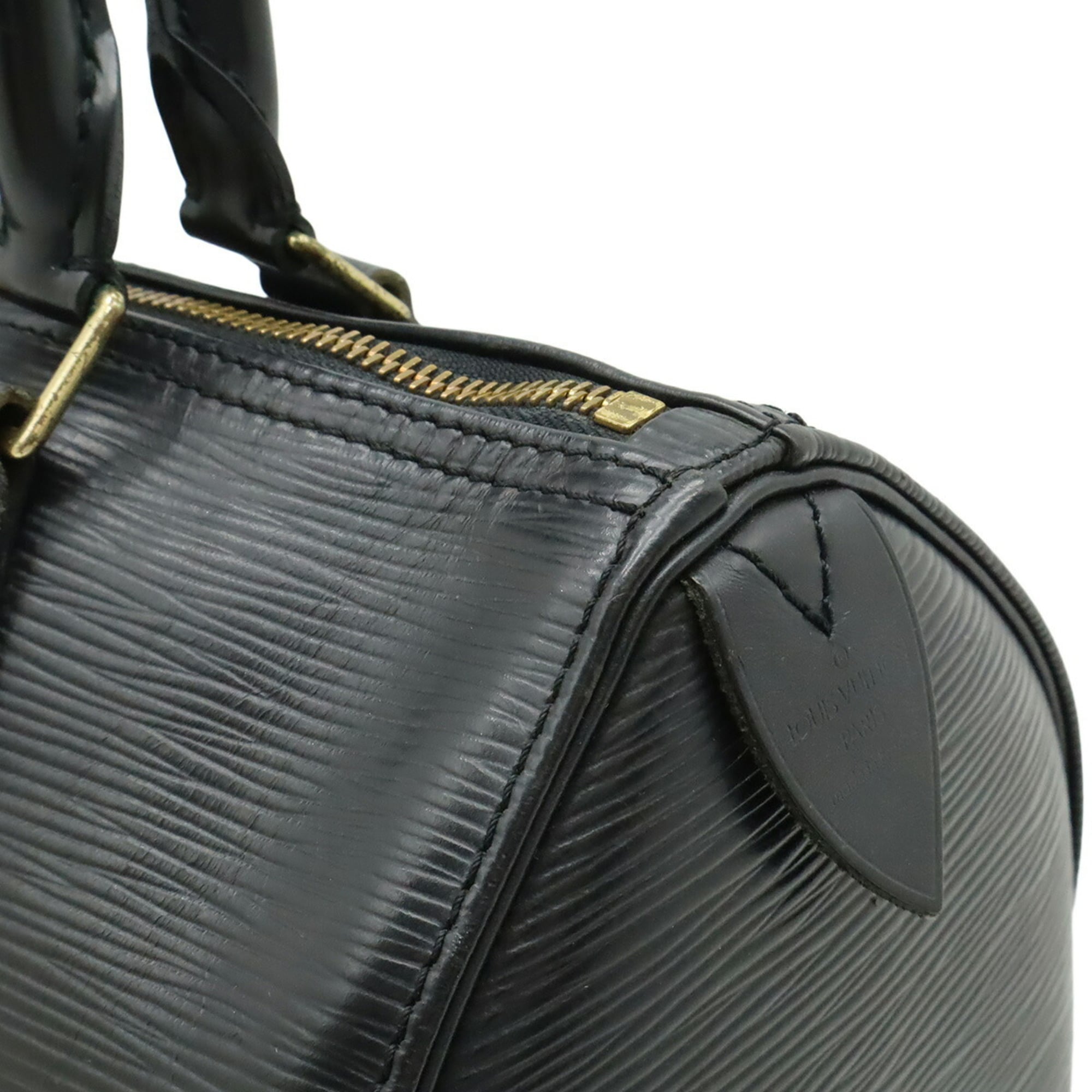 Louis Vuitton Epi Black Noir Epi Leather Handbag (Pre-Owned)