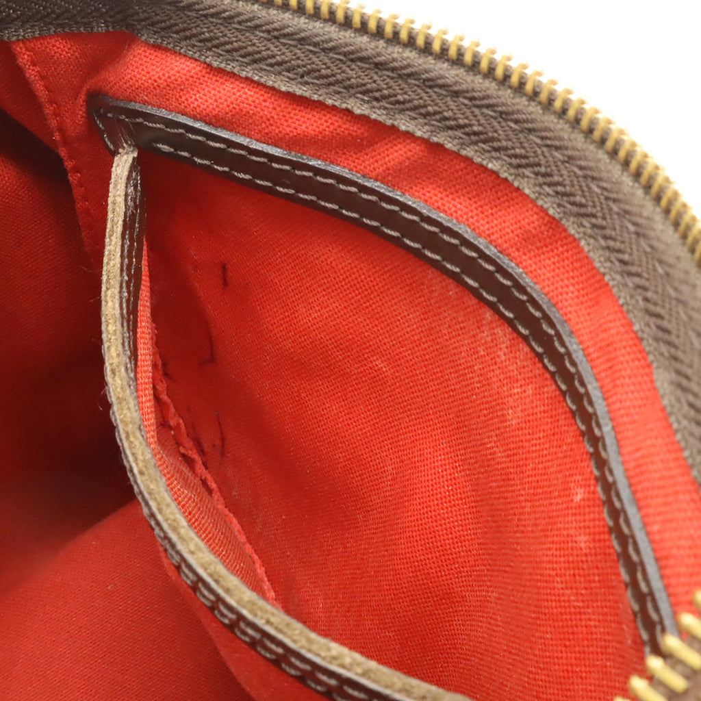 Louis Vuitton Damier Brown Pvc Handbag (Pre-Owned)