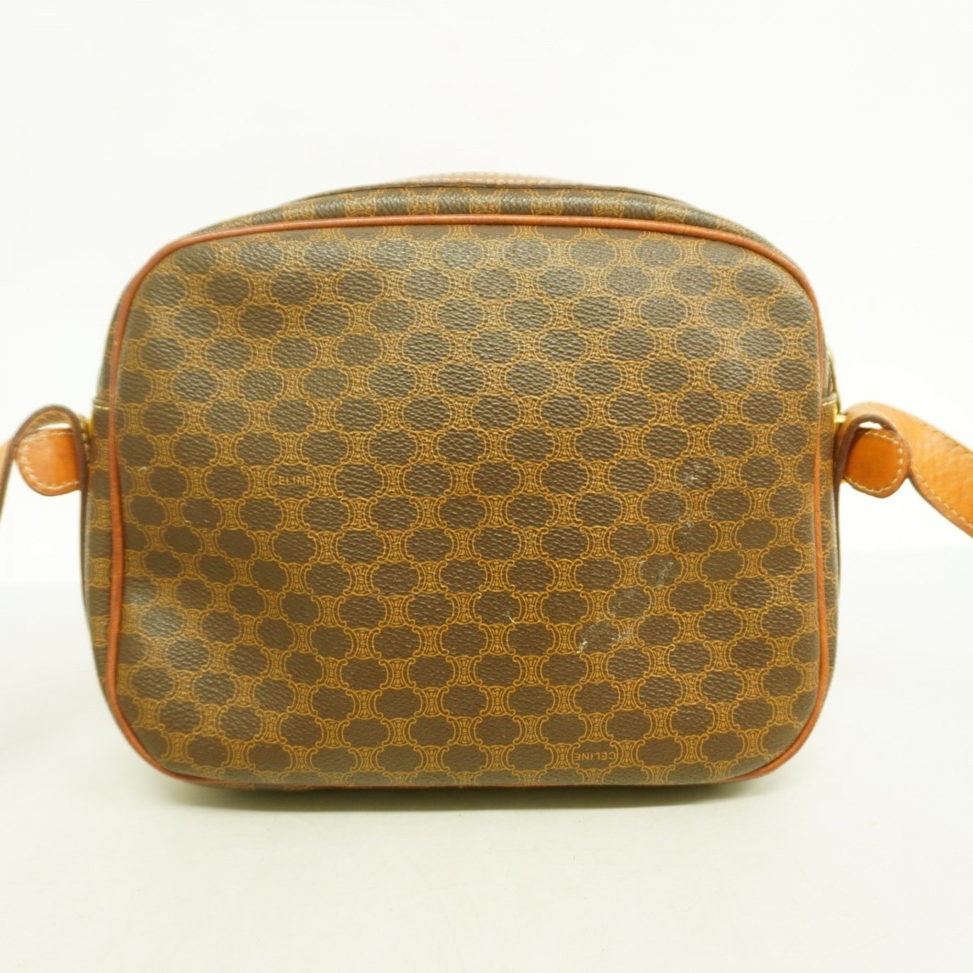 Celine Brown Pvc Shoulder Bag (Pre-Owned)
