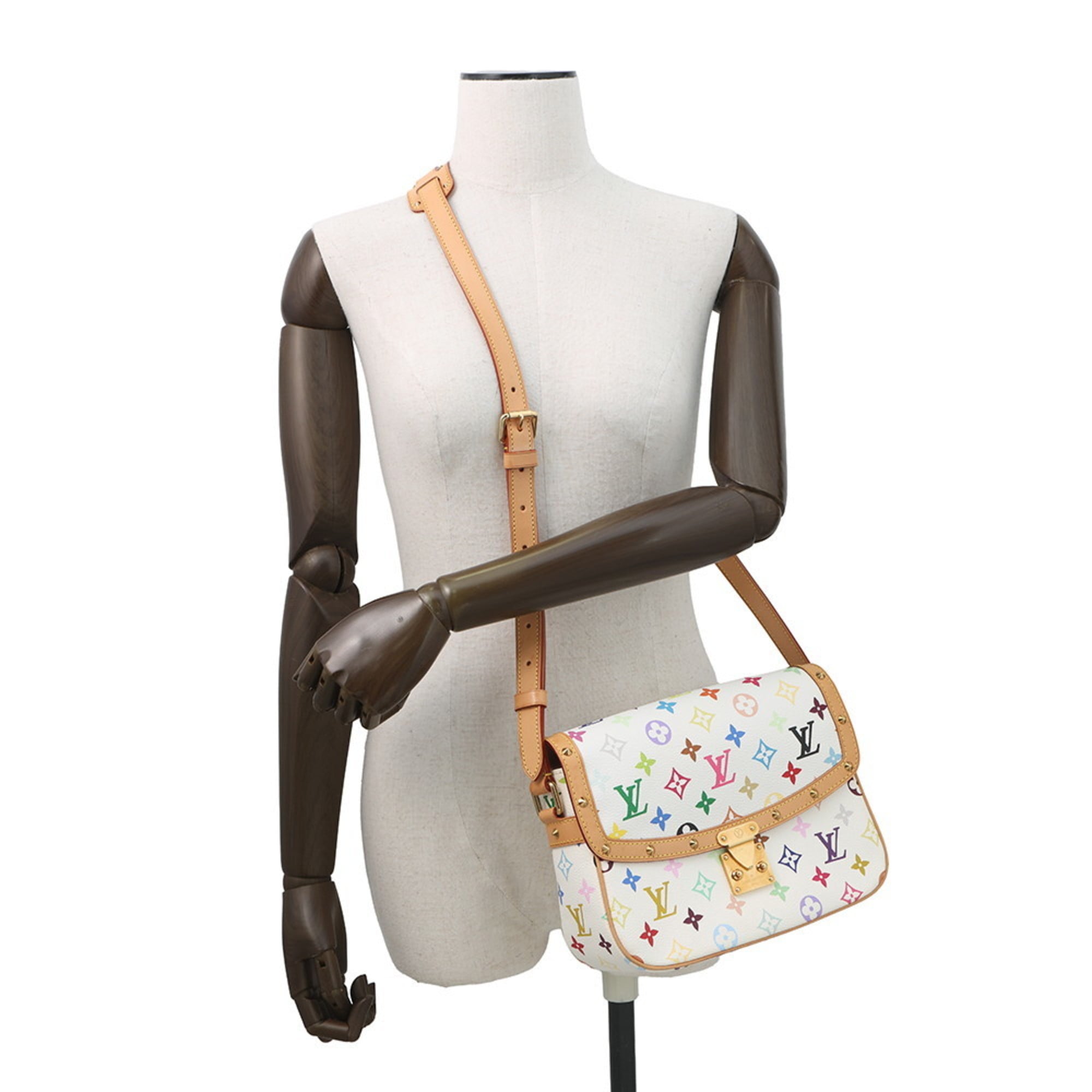 Louis Vuitton Monogram Multicolore Blanc Monogram Multicolore Shoulder Bag (Pre-Owned)