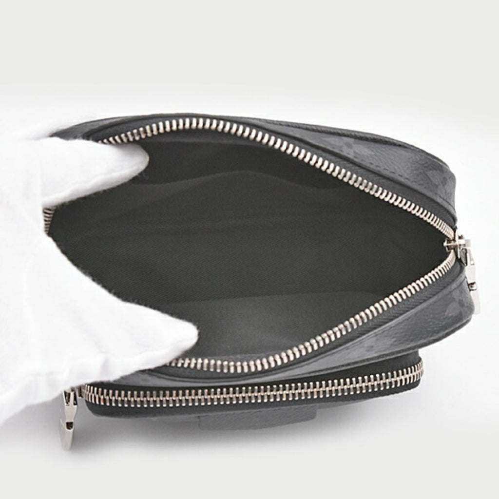 Louis Vuitton Taigarama Black Taigarama Pochette Shoulder Bag (Pre-Owned)