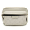 Louis Vuitton Taigarama White Taiga Leather Monogram Sling Bag (Pre-Owned)