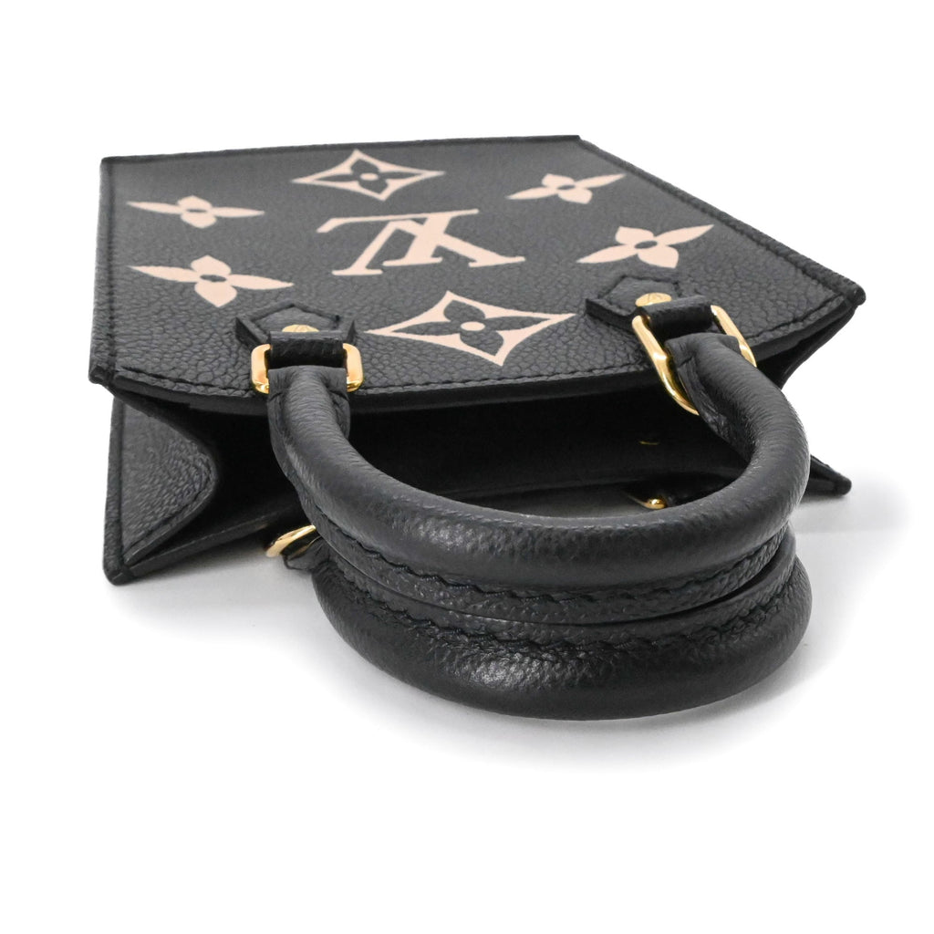 Louis Vuitton Black Noir Monogram Empreinte Leather Handbag (Pre-Owned)
