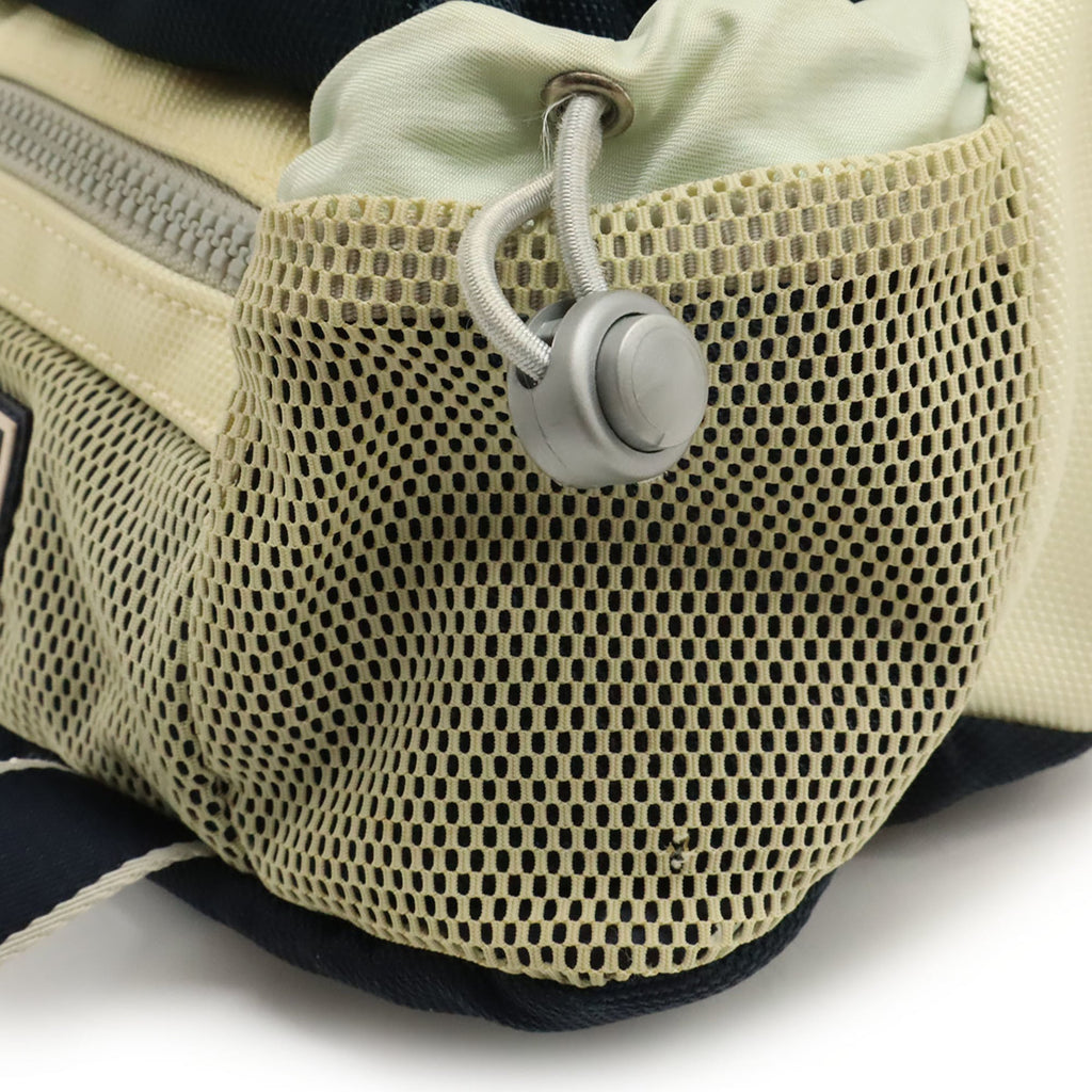 Chanel Sport Gray Ivory Navy Nylon Canvas Fanny Pack Handbag (Pre-Owned)