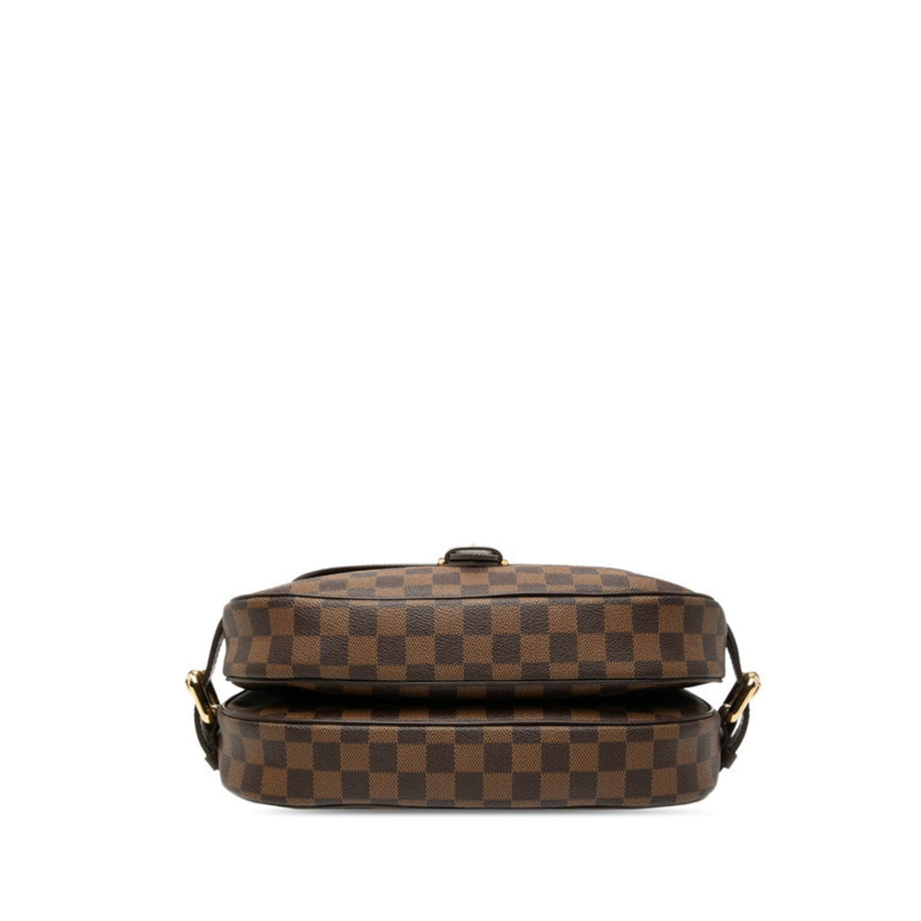 Louis Vuitton Brown Pvc Leather Handbag Shoulder Bag (Pre-Owned)