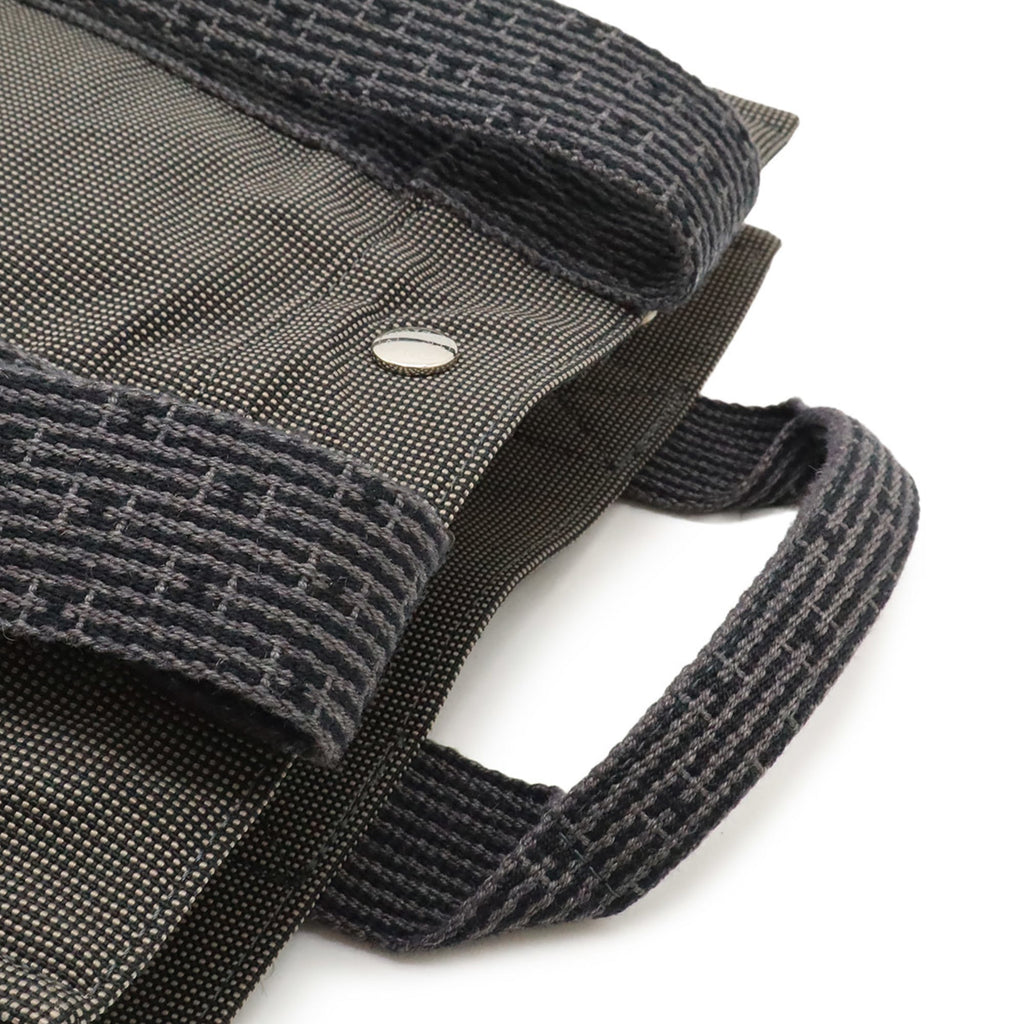 Hermes Her Line Gray Canvas Backpack (Pre-Owned)