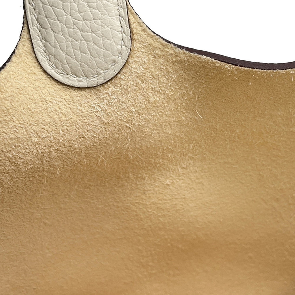 Hermes Picotin Gold Taurillon Clemence Leather Handbag (Pre-Owned)