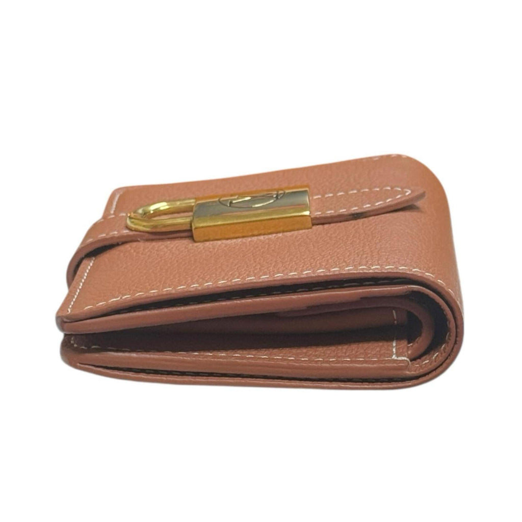 Louis Vuitton Brown Cognac Leather Wallet (Bi-Fold) (Pre-Owned)