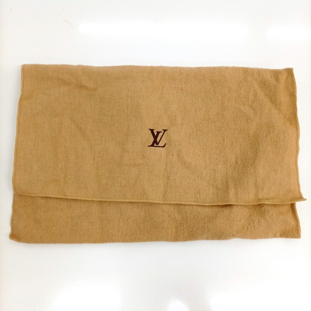 Louis Vuitton Beige Yellow Monogram Vernis Handbag Pouch (Pre-Owned)