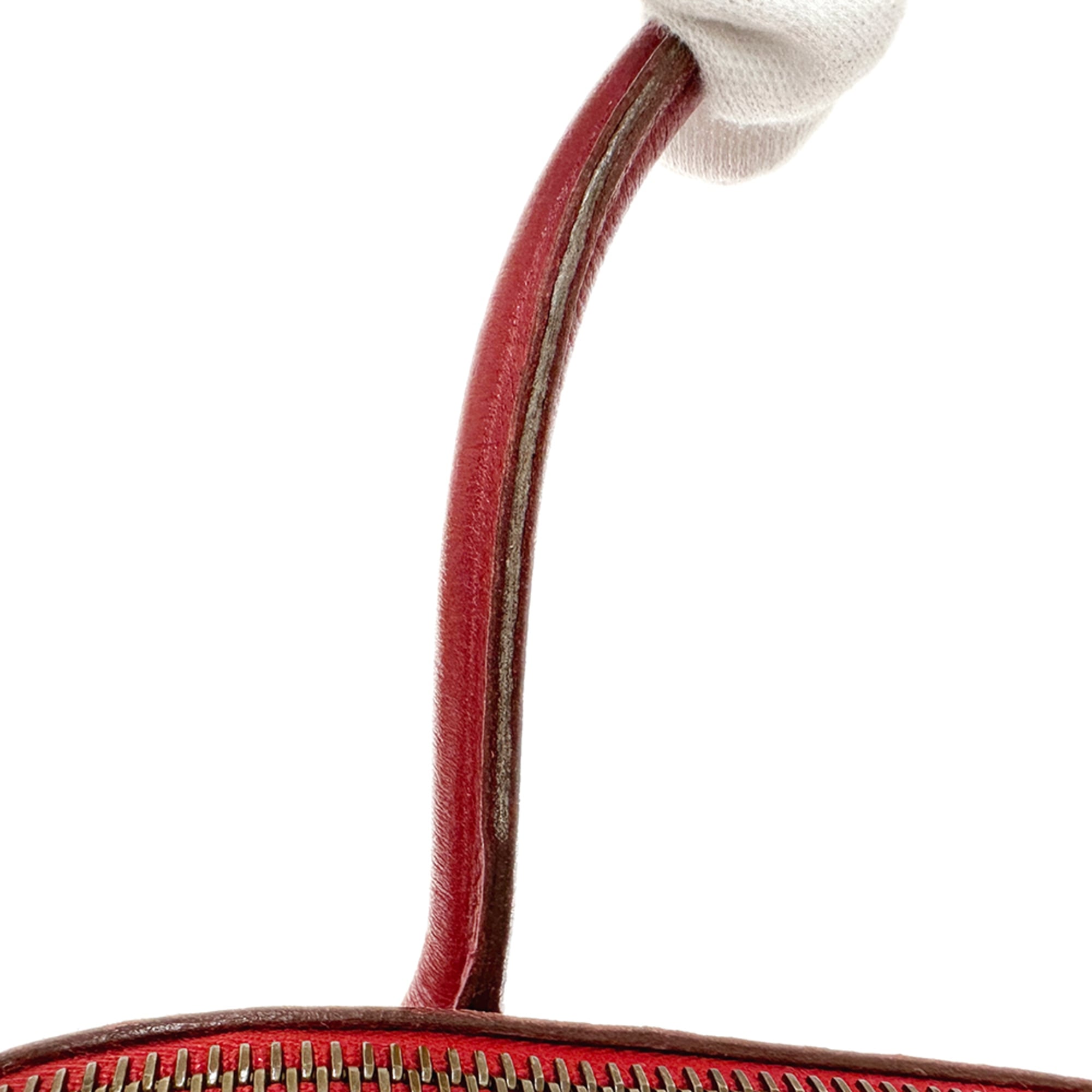 Hermes Red Color Ardennes Leather Handbag Shoulder Bag (Pre-Owned)