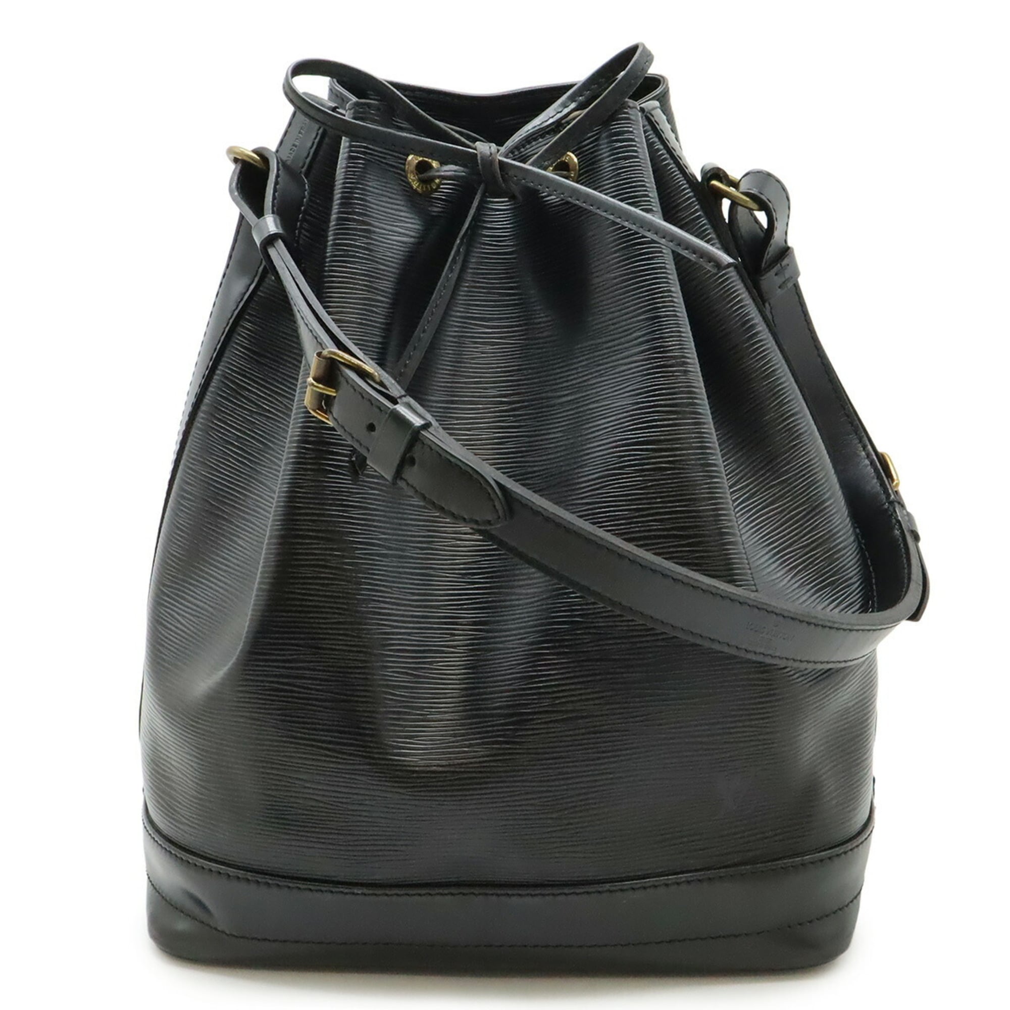 Louis Vuitton Black Noir Epi Leather Shoulder Bag (Pre-Owned)