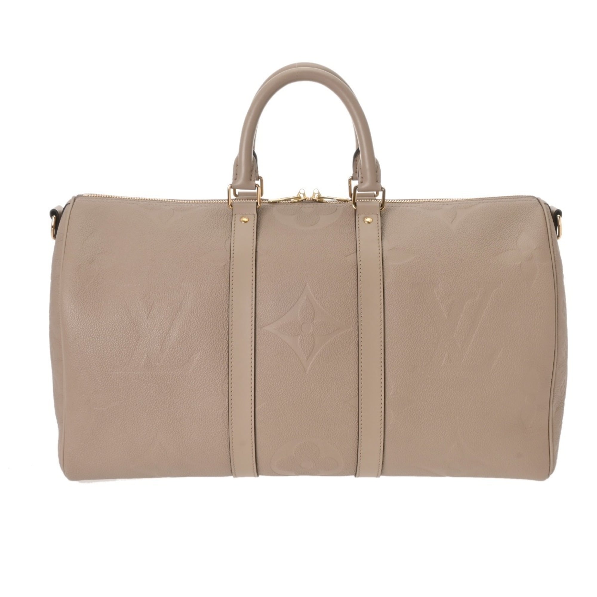 Louis Vuitton Tourterelle Monogram Canvas Boston Bag (Pre-Owned)