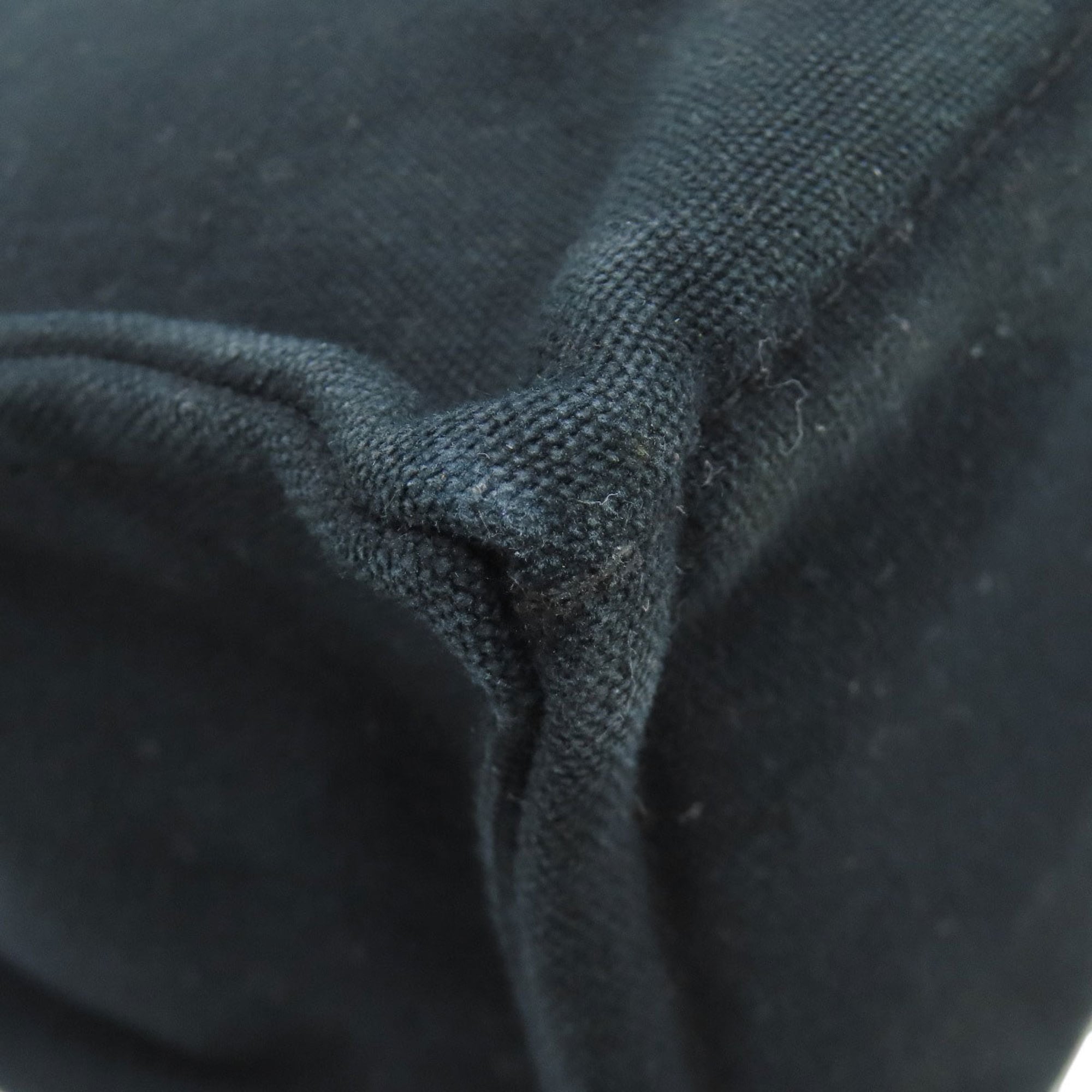Hermes Black Canvas Handbag (Pre-Owned)