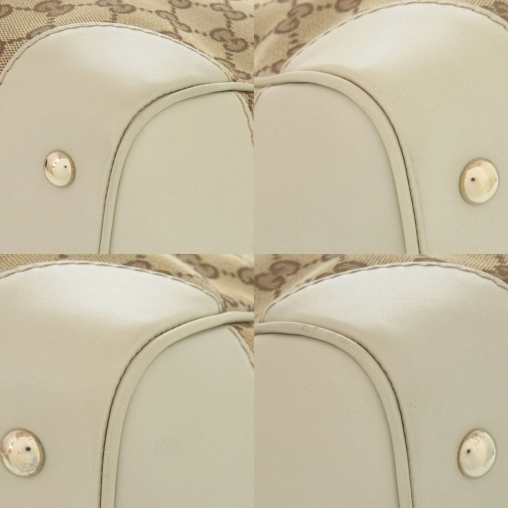 Gucci Beige Gg Canvas Tote Bag (Pre-Owned)