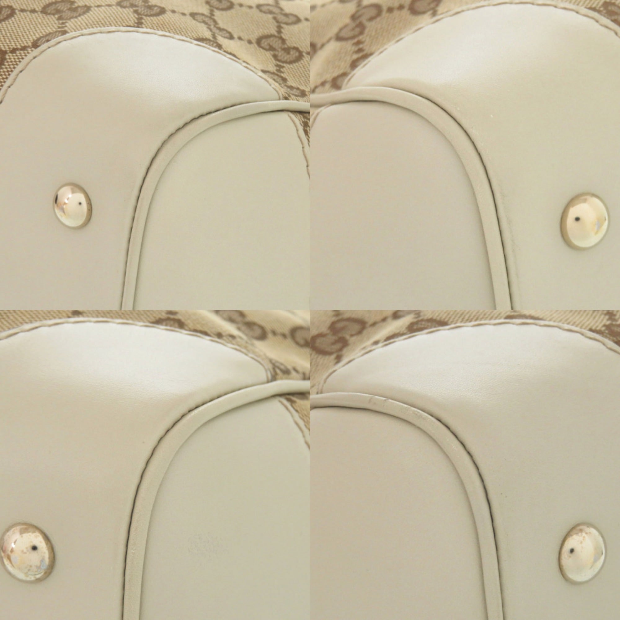 Gucci Beige Gg Canvas Tote Bag (Pre-Owned)