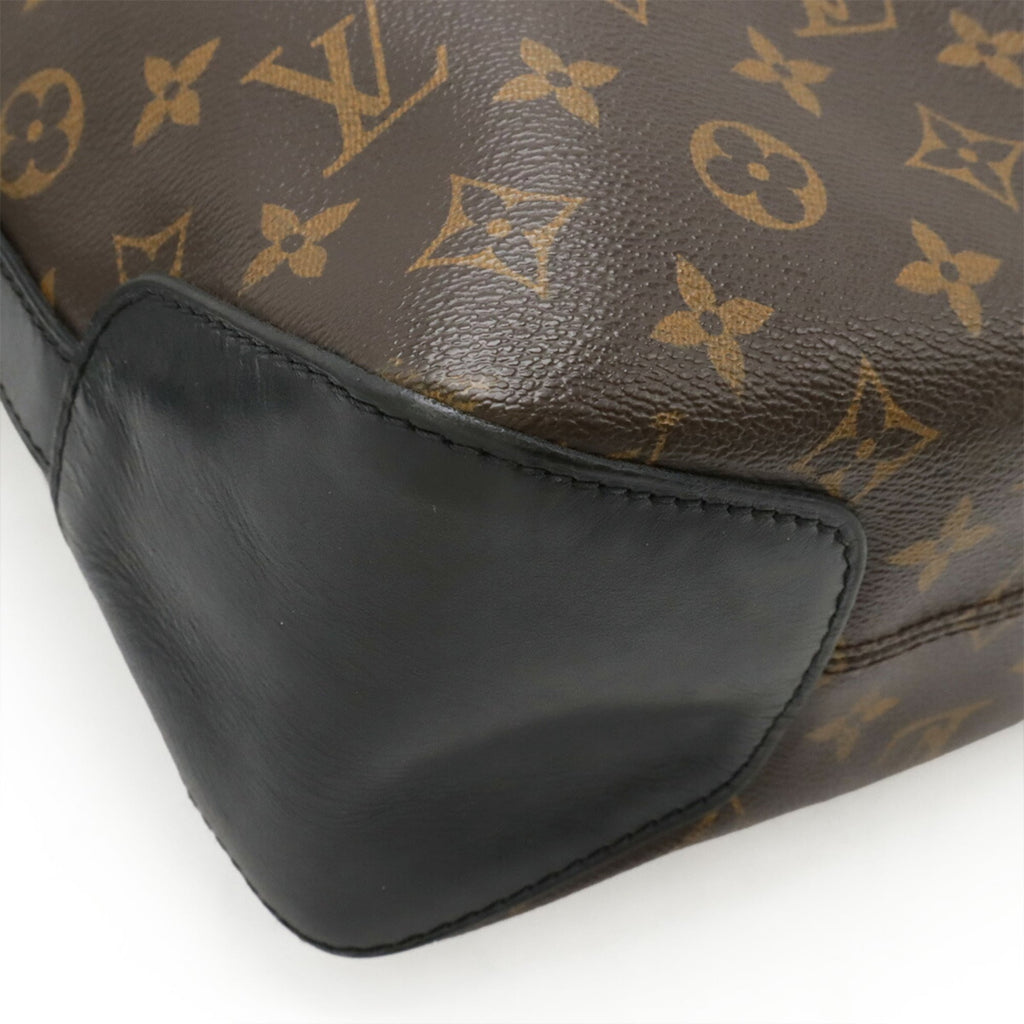 Louis Vuitton Monogram Black Brown Monogram Leather Shoulder Bag (Pre-Owned)