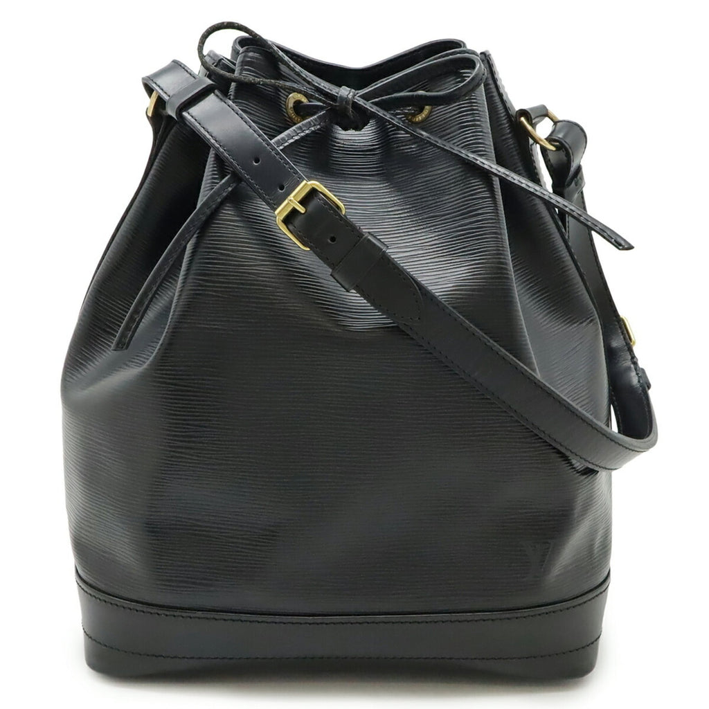 Louis Vuitton Black Noir Epi Leather Shoulder Bag (Pre-Owned)