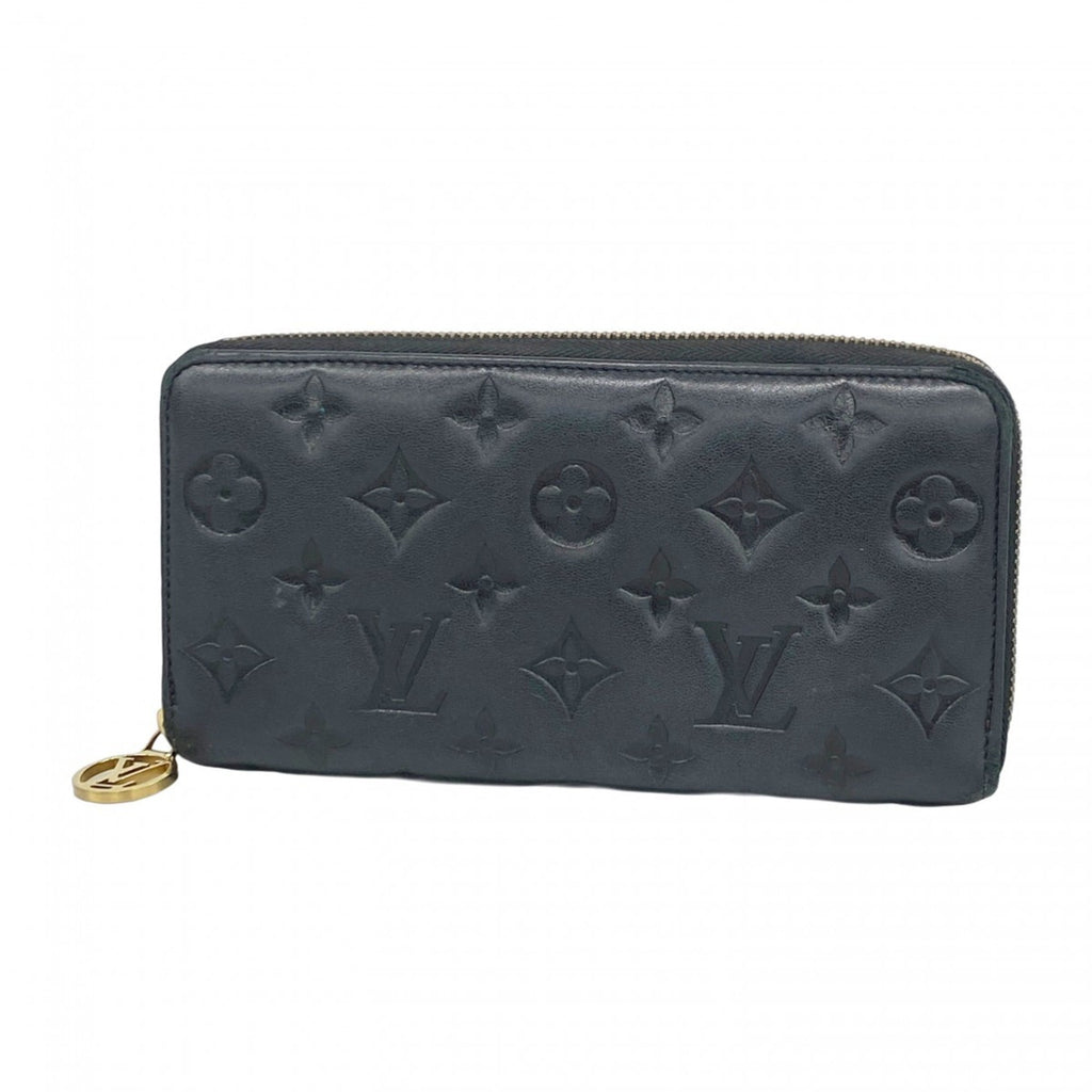 Louis Vuitton Noir Long Wallet (Bi-Fold) (Pre-Owned)