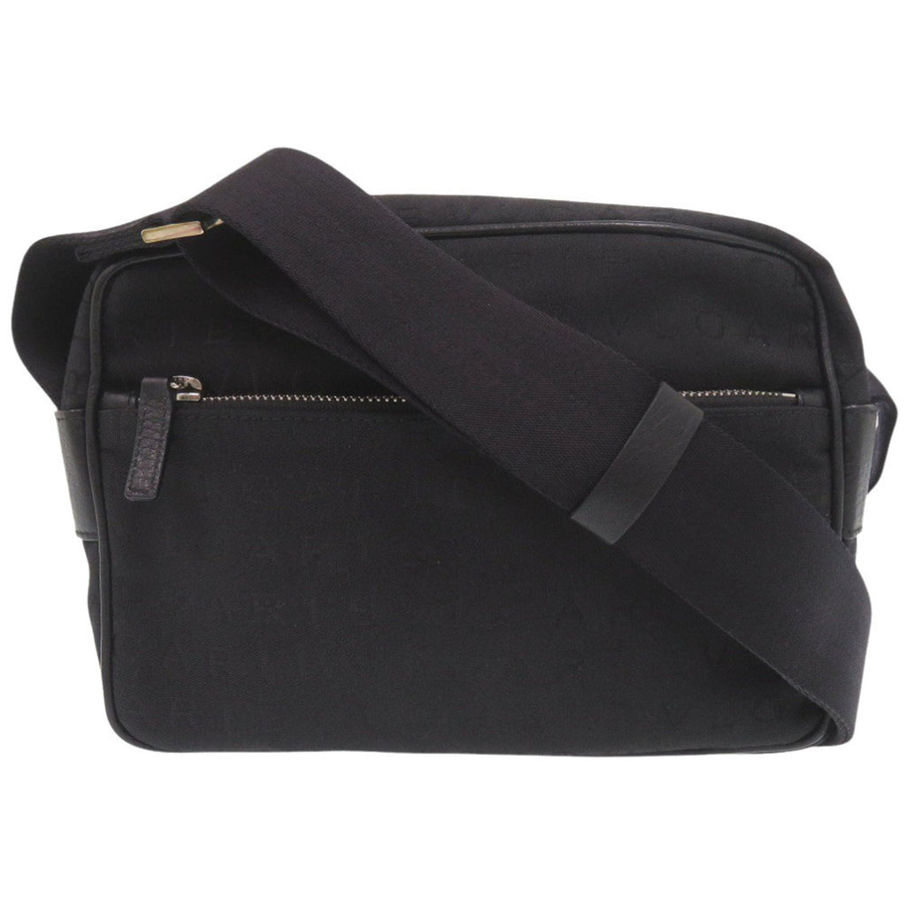 Bvlgari Black Canvas Shoulder Bag (Pre-Owned)