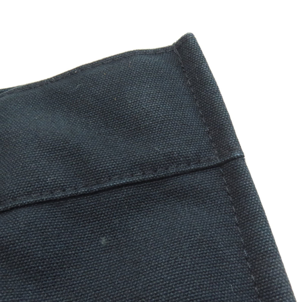 Hermes Black Canvas Handbag (Pre-Owned)