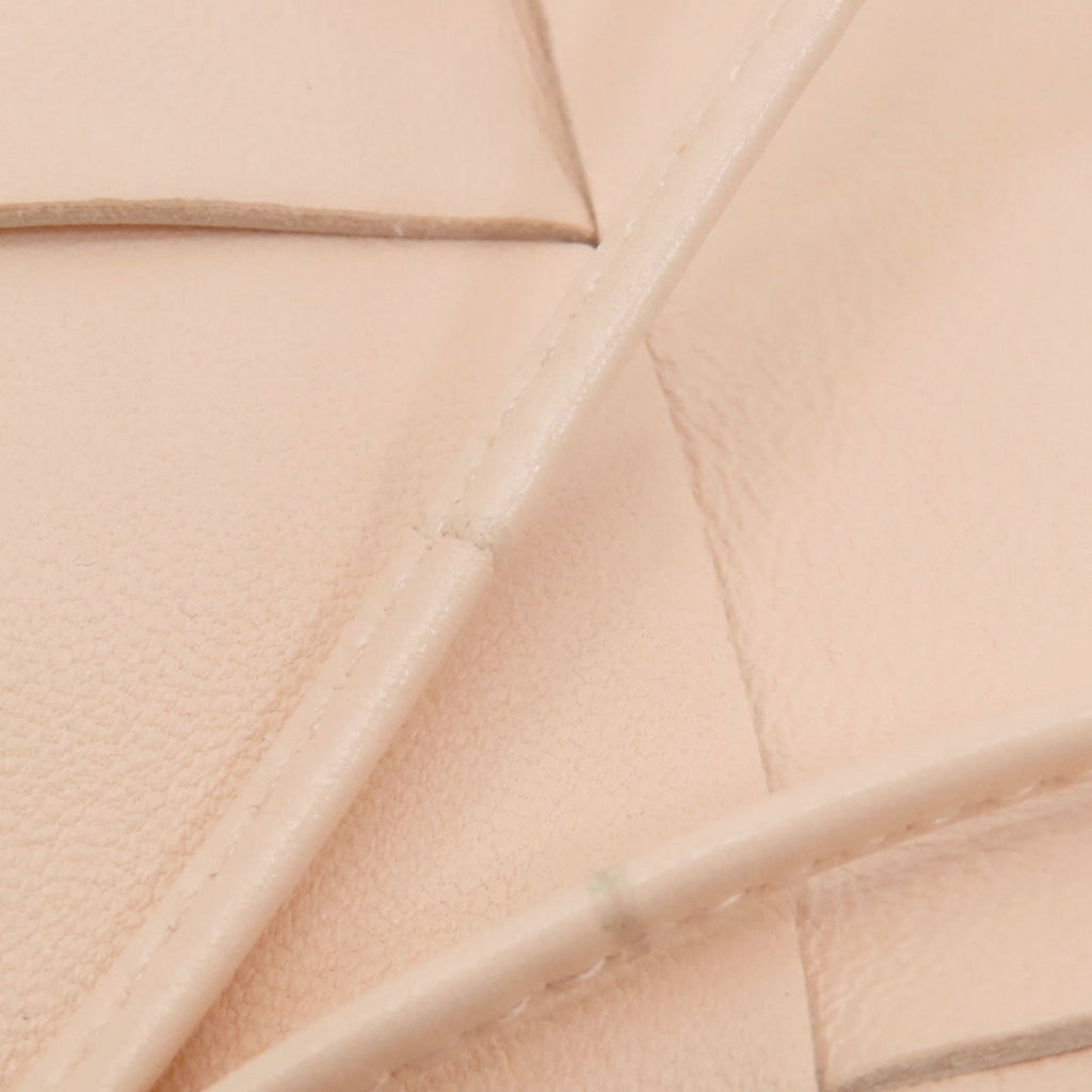 Bottega Veneta Pink Beige Leather Shoulder Bag (Pre-Owned)