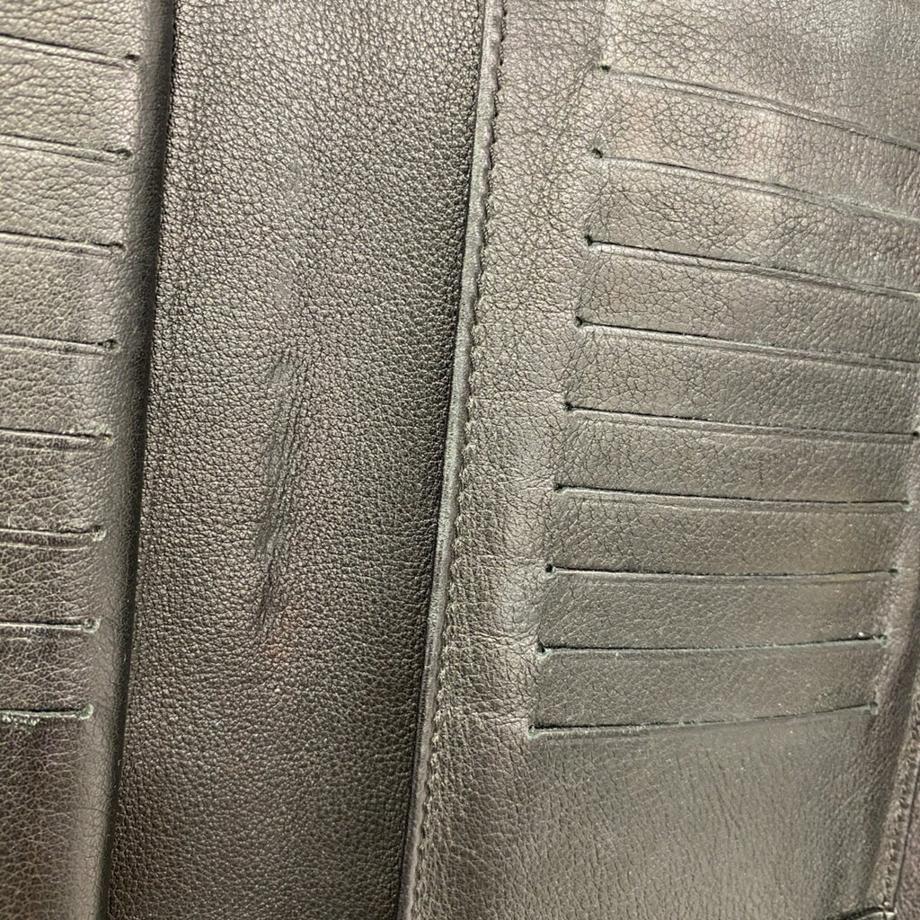 Louis Vuitton Noir Long Wallet (Tri-Fold) (Pre-Owned)