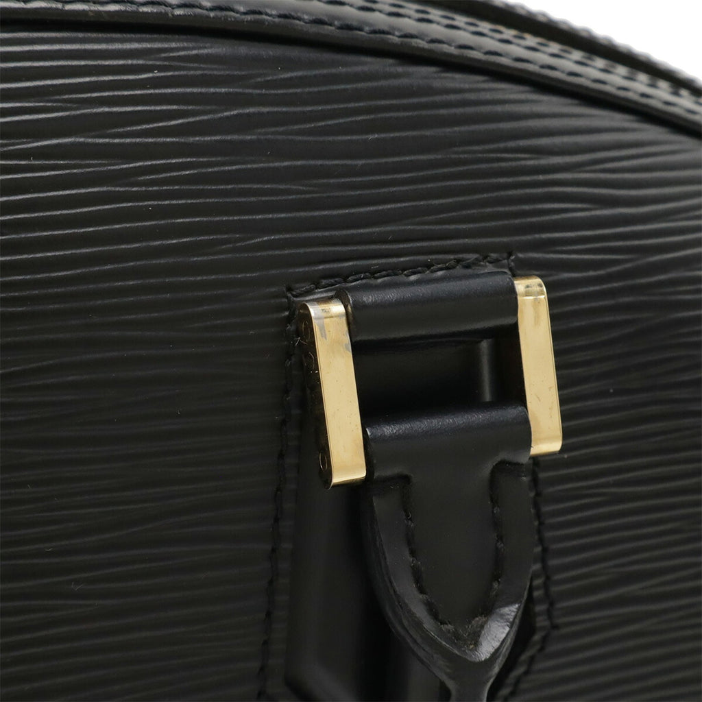 Louis Vuitton Epi Black Noir Epi Leather Handbag (Pre-Owned)