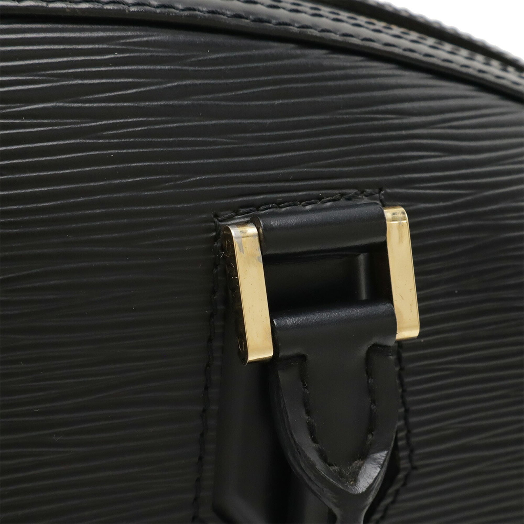 Louis Vuitton Epi Black Noir Epi Leather Handbag (Pre-Owned)