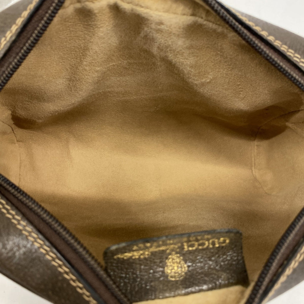 Gucci Brown Pvc Pouch (Pre-Owned)