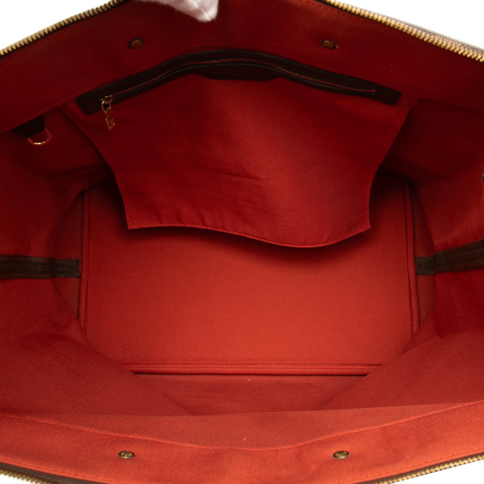 Louis Vuitton Brown Pvc Leather Boston Bag Handbag (Pre-Owned)