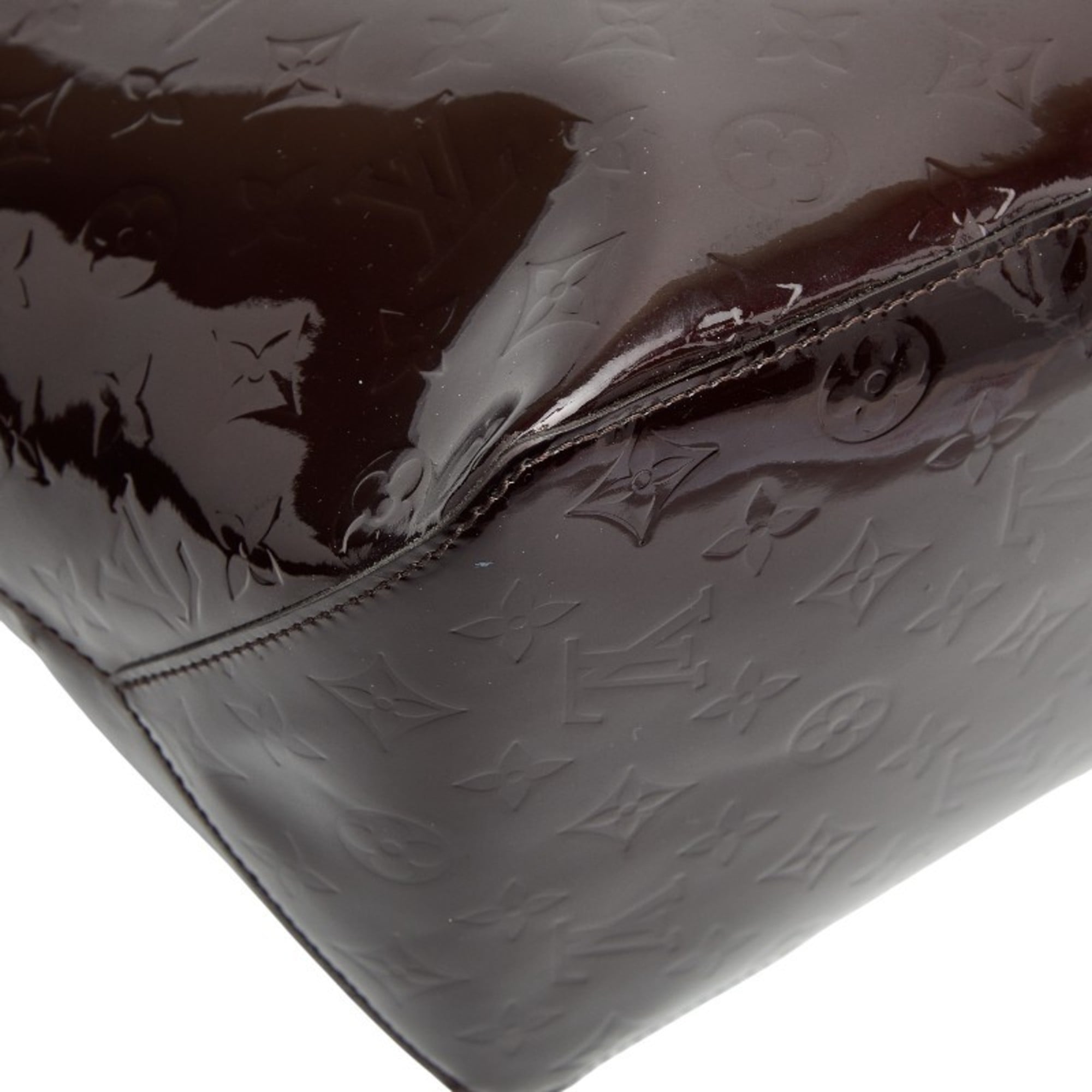 Louis Vuitton Amarante Purple Patent Leather Leather Shoulder Bag Tote Bag (Pre-Owned)