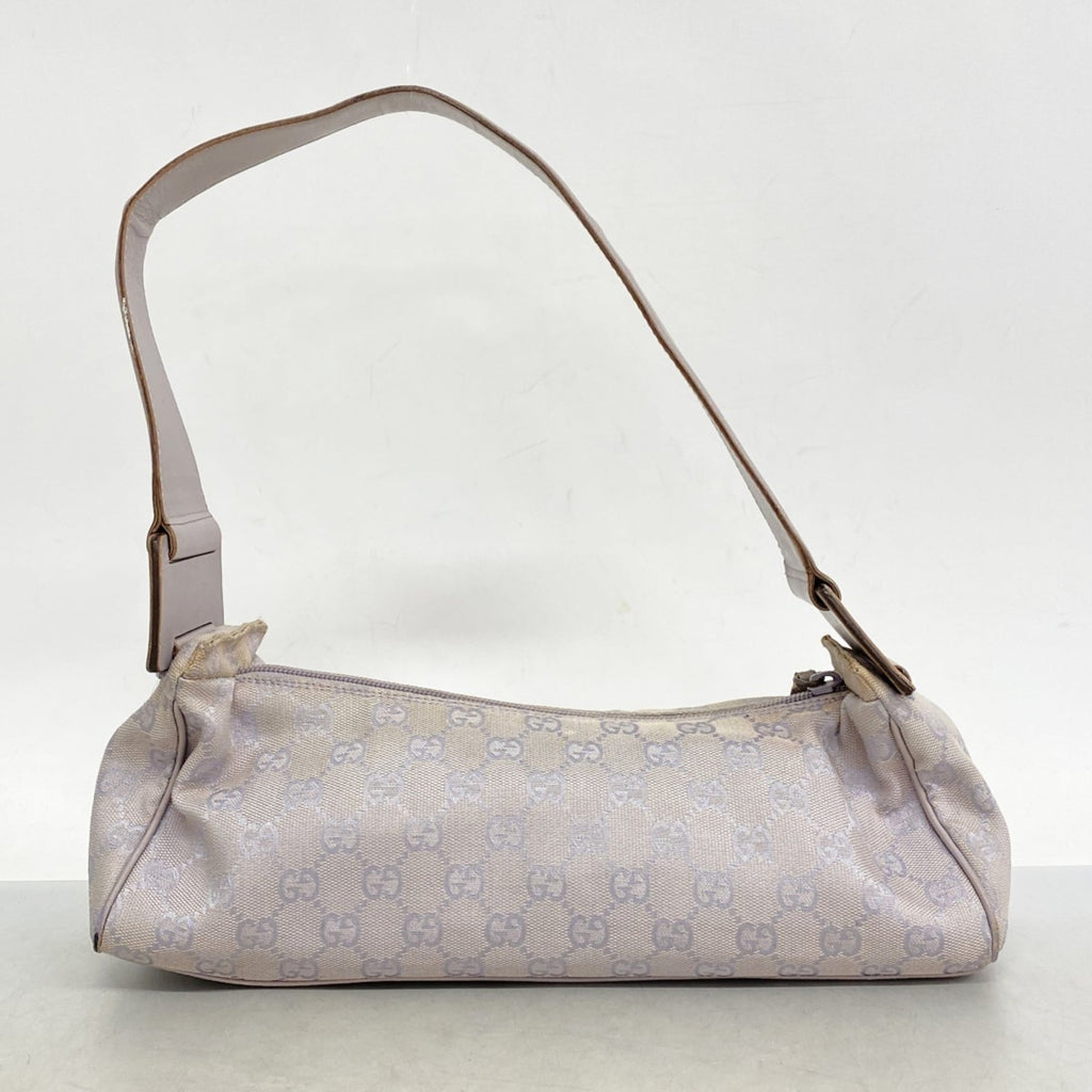 Gucci Purple Canvas Shoulder Bag (Pre-Owned)