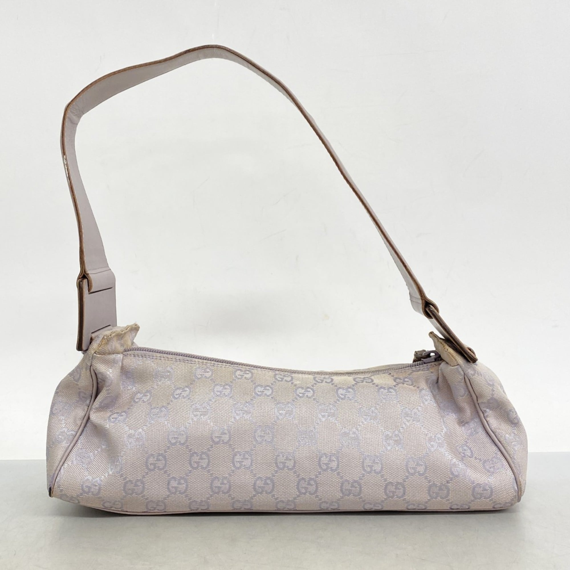 Gucci Purple Canvas Shoulder Bag (Pre-Owned)