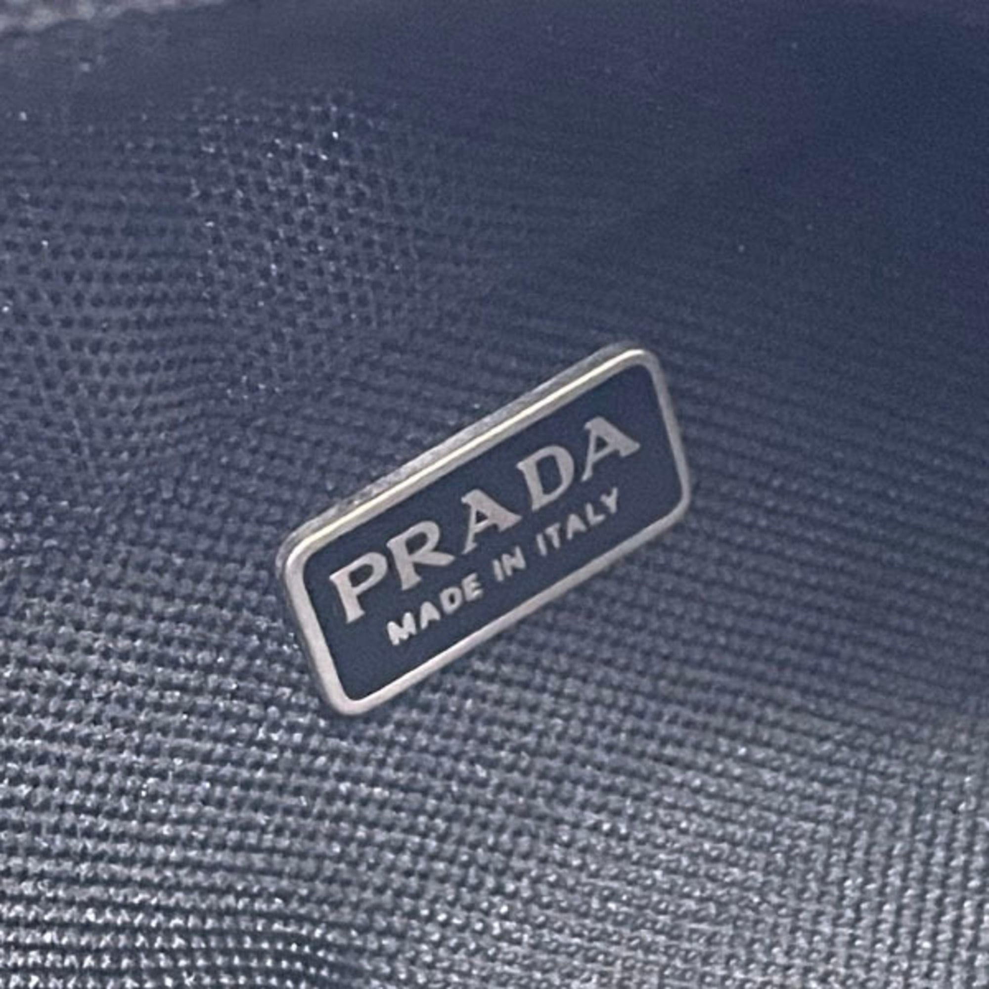 Prada Black Nero Leather Pouch (Pre-Owned)