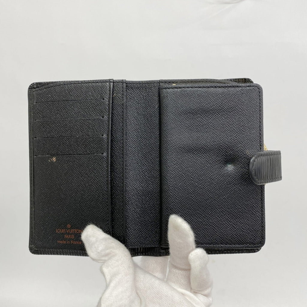 Louis Vuitton Noir Wallet (Bi-Fold) (Pre-Owned)