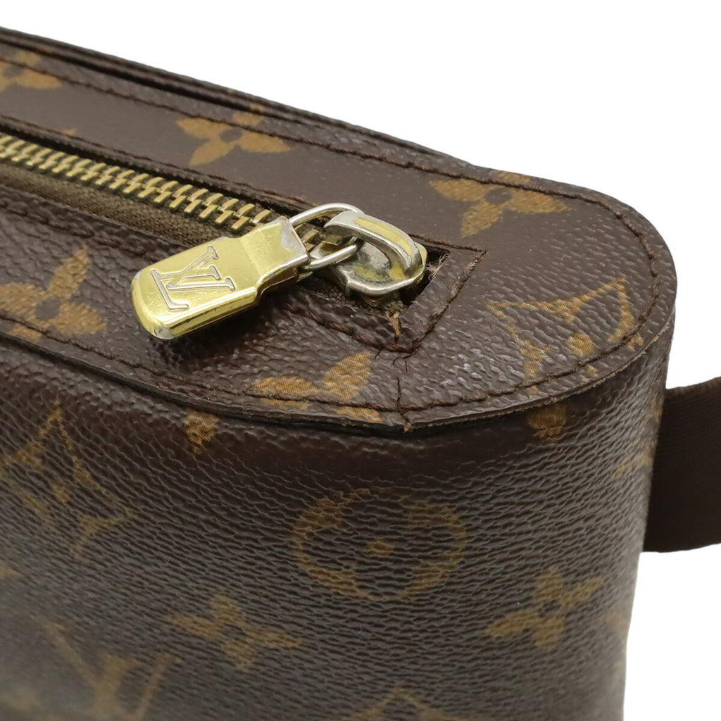 Louis Vuitton Brown Monogram Shoulder Bag Sling Bag (Pre-Owned)