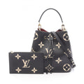Louis Vuitton Beige Black Monogram Empreinte Handbag (Pre-Owned)