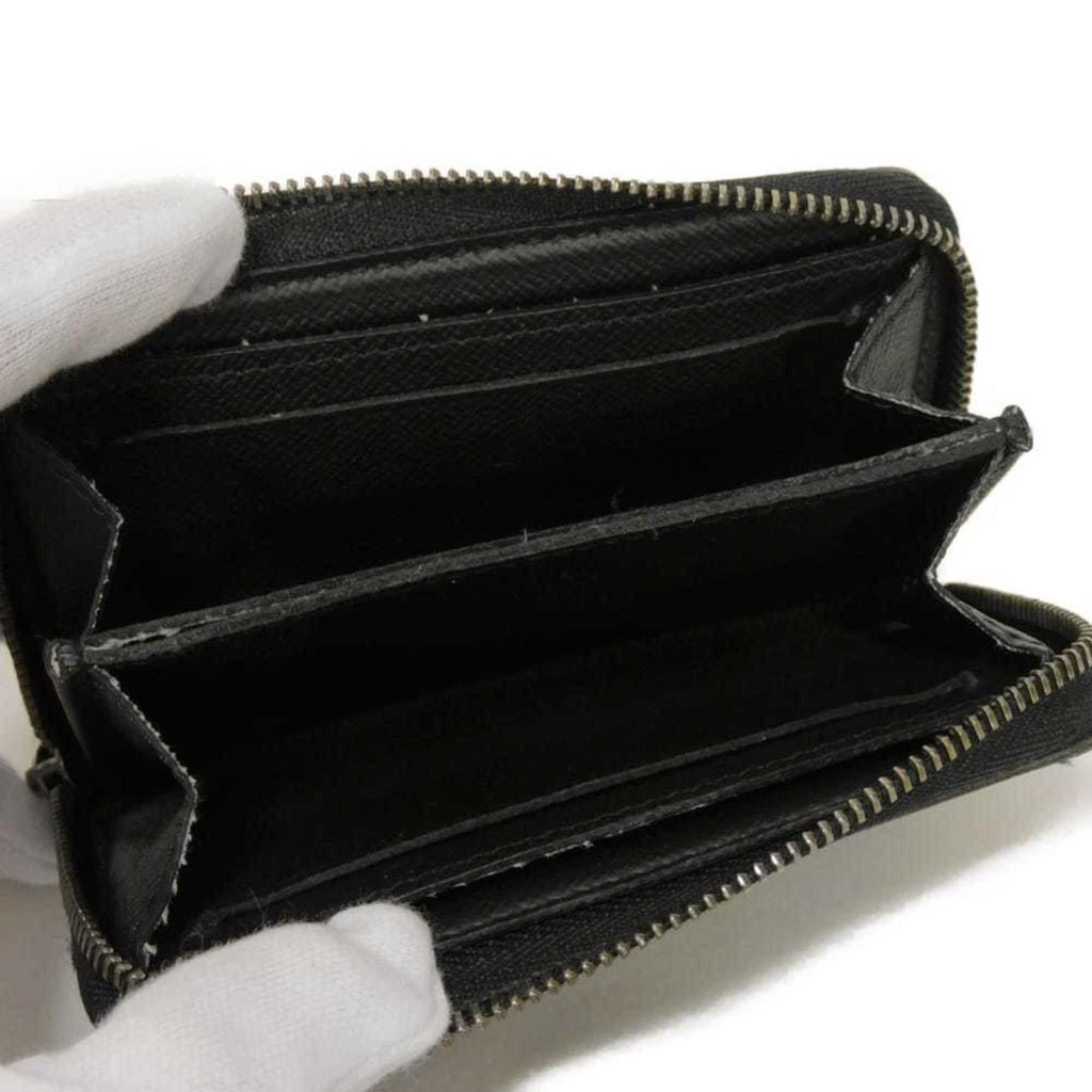 Louis Vuitton Black Noir Monogram Eclipse Canvas Leather Coin Purse/Coin Case (Pre-Owned)