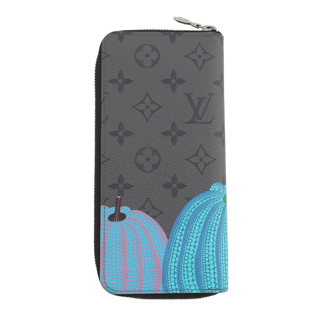 Louis Vuitton Monogram Eclipse Gray Monogram Eclipse Long Wallet (Bi-Fold) (Pre-Owned)